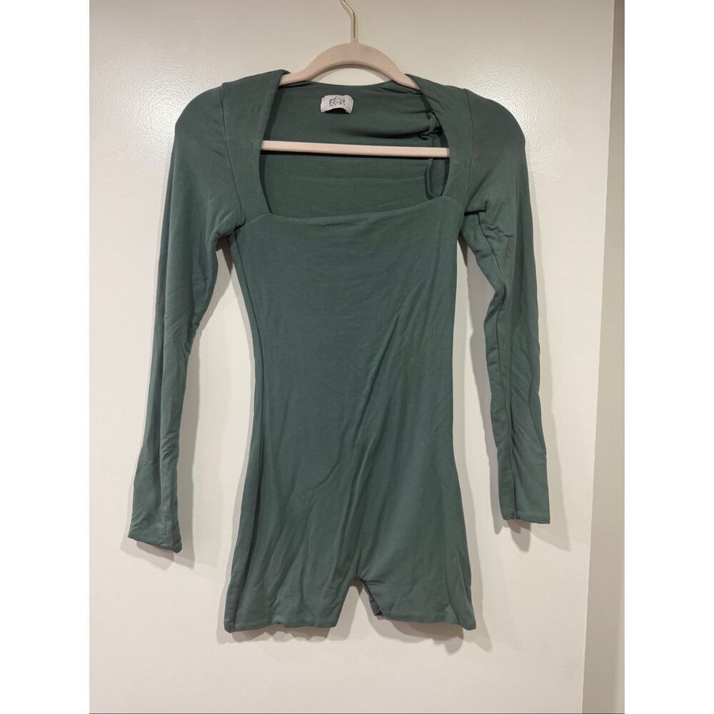 Oh Polly US size 2 women’s mini jumpsuit green/teal